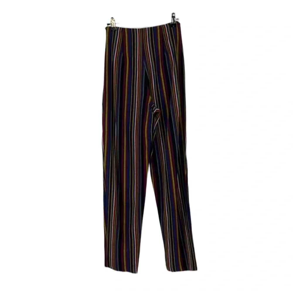 Vintage ESPRIT Striped High Waist Tapered Pant - Picture 2 of 12